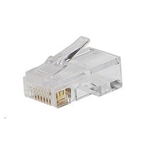 PREMIUMCORD Konektor RJ45 8pinů - na drát, balení 10ks v sáčku