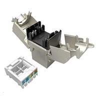 Solarix MULTIPACK 24 ks - 10G keystone CAT6A STP samořezný