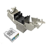 Solarix MULTIPACK 24 ks - keystone CAT5E STP RJ45 samořezný