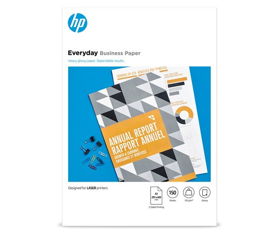 HP e-day Gls LJ A3 120g 150sh FSC Paper