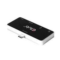 Club3D hub pro mobilní telefony USB Type C 4-in-1 Hub to HDMI™ 4K60Hz USB Type C PD / USB Type A / Audio jack
