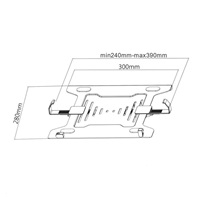 Kancelářský držák Fiber Mounts 764F160