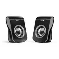 GENIUS repro SP-Q180 Iron Gray, 2.0, 6W, USB napájení, 3,5" jack, černo-šedé