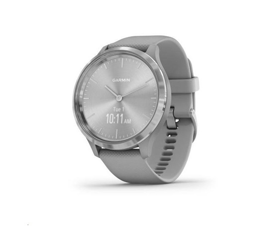 Garmin monitorovací náramek a hodinky vivomove3 Sport, Silver/Gray Band