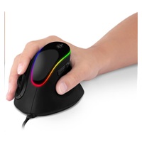 CONNECT IT GAME FOR HEALTH ergonomická vertikální myš, drátová, černá