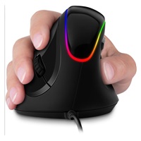 CONNECT IT GAME FOR HEALTH ergonomická vertikální myš, drátová, černá