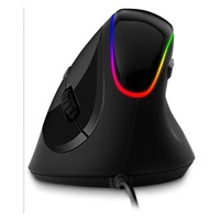 CONNECT IT GAME FOR HEALTH ergonomická vertikální myš, drátová, černá