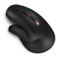 CONNECT IT FOR HEALTH ergonomická vertikální myš (+ 1x AA baterie zdarma) bezdrátová, černá