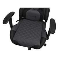 CONNECT IT herní křeslo Monaco Pro, látkové, šedo-černé