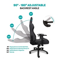 CONNECT IT herní křeslo Monaco Pro, látkové, šedo-černé