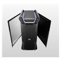 Cooler Master case Cosmos C700P Black, E-ATX, Průhledná bočnice, 3x 140mm Fan, Černá