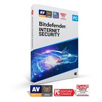 Bitdefender Internet Security - 3PC na 2 roky - elektronická licence do emailu
