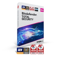 Bitdefender Total Security - 5 zařízení na 3 roky - elektronická licence do emailu
