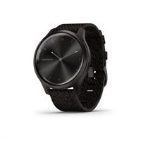 Garmin monitorovací náramek a hodinky vivomove3 Style, Slate/BlackNylon Band