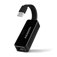 AXAGON ADE-XR, USB 2.0 - Fast Ethernet síťová karta, auto instal, černá