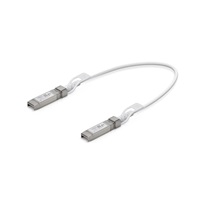 UBNT UC-DAC-SFP+, UniFi SFP DAC Patch Cable, 0,5m, 10Gbps, bílý
