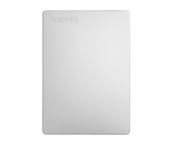 TOSHIBA Externí HDD CANVIO SLIM 2TB, USB 3.2 Gen 1, stříbrná / silver
