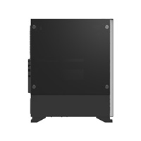 ZALMAN skříň S5 Black,  ATX bez zdroje , RGB