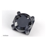 AKASA ventilátor AK-189BK-2B, 25x25x10mm, 2 pins, 2x kuličkové ložisko