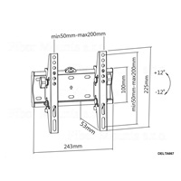 Sklopný držák Tv Fiber Mounts DELTA667