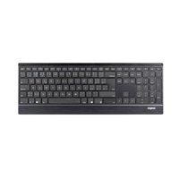 RAPOO klávesnice E9500M Multi-mode Wireless Ultra-slim Keyboard Black