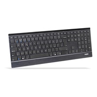 RAPOO klávesnice E9500M Multi-mode Wireless Ultra-slim Keyboard Black