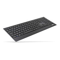 RAPOO klávesnice E9500M Multi-mode Wireless Ultra-slim Keyboard Black
