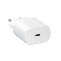 Samsung cestovní nabíječka EP-TA800XWE, Quickcharge 25W, kabel USB-C, bílá