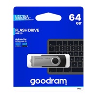 GOODRAM Flash Disk 64GB UTS2, USB 2.0, černá