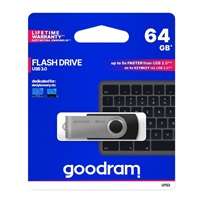 GOODRAM Flash Disk 64GB UTS3, USB 3.0, černá
