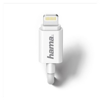 Hama nabíječka do vozidla s kabelem, Apple Lightning, MFI, 1 A, bílá