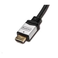 PREMIUMCORD Kabel HDMI A - HDMI A M/M 1m zlacené a kovové HQ konektory