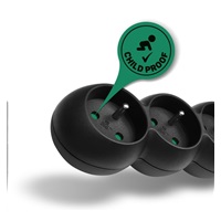 CONNECT IT prodlužovací kabel 230 V, 3 zásuvky, 1,5 m, s vypínačem (černý)