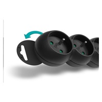 CONNECT IT prodlužovací kabel 230 V, 6 zásuvek, 2 m, s vypínačem (černý)