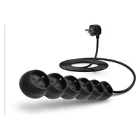 CONNECT IT prodlužovací kabel 230 V, 6 zásuvek, 3 m, bez vypínače (černý)