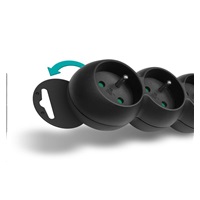 CONNECT IT prodlužovací kabel 230 V, 6 zásuvek, 3 m, bez vypínače (černý)