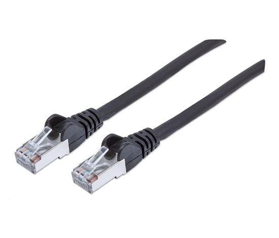 Intellinet patch kabel Cat6A SFTP 0,25m černý, LSOH