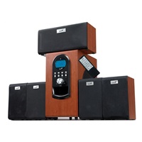 GENIUS repro SW-HF 5.1 6000 Ver. II/ 5.1/ 200W/ Dřevěné/ Dálkový ovladač