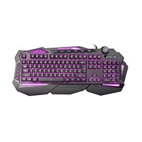 C-TECH klávesnice SCORPIA V2 (GKB-119), herní, CZ/SK, 7 barev podsvícení, programovatelná, černá, USB