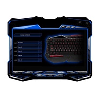 C-TECH klávesnice SCORPIA V2 (GKB-119), herní, CZ/SK, 7 barev podsvícení, programovatelná, černá, USB