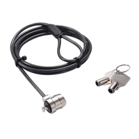 DICOTA Security Cable T-Lock Base, keyed, 3x7mm slot