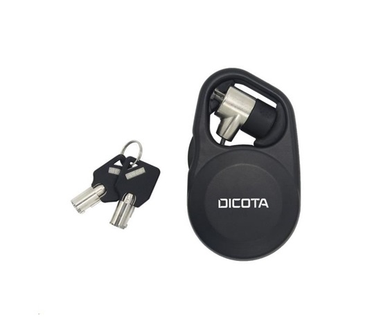 DICOTA Security Cable T-Lock Retractable, keyed, 3x7mm slot