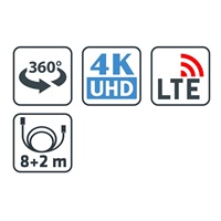 EVOLVEO Jade 3, aktivní venkovní anténa FM/DAB+/DVB-T2, filtr LTE,4G,5G