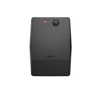 TRUST UPS Paxxon 800VA UPS with 2 standard wall power outlets