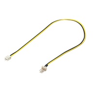 PREMIUMCORD Kabel napájecí pro ventilátor z 2 pinového FAN na 3 pinový FAN konektor pro zastrčení do ventilátoru