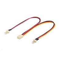 PREMIUMCORD Rozdvojka pro napájení ventilátorů 3pin TX 22cm