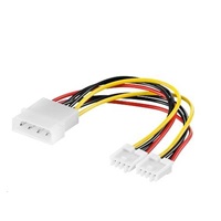 PREMIUMCORD Kabel napájecí HDD, FDD 5,25"-2x3,5"