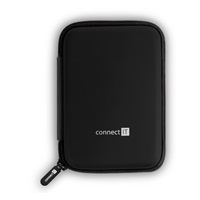 CONNECT IT HardShellProtect pevné skořepinové ochranné pouzdro na 2,5" HDD, černá
