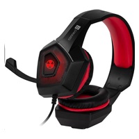 CONNECT IT BATTLE RNBW Ed. 2 herní sluchátka s mikrofonem, červená