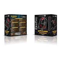 CONNECT IT BATTLE RNBW Ed. 2 herní sluchátka s mikrofonem, červená